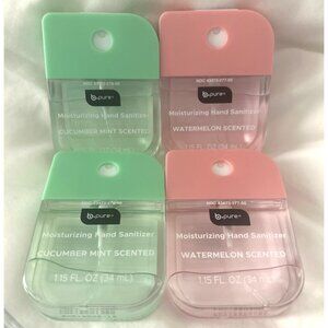B. Pure Moisturizing Hand Sanitizer (4 Pack) NEW Cucumber Mint & Watermelon